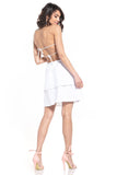 Frilled Mini Skirt with Elastic Waistband