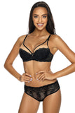 Elegant Lace and Mesh Push-Up Bra for Ultimate Support
