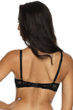 Elegant Lace and Mesh Push-Up Bra for Ultimate Support