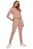 Women's Fitted Knit One-Piece Jumpsuit with Pockets