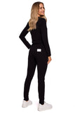 Women's Fitted One-Piece Jumpsuit with Pockets