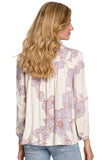 Floral Viscose Blouse for Versatile Styling Options