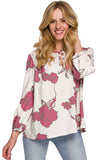 Floral Viscose Blouse for Versatile Wardrobe Styling