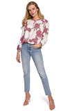 Floral Viscose Blouse for Versatile Wardrobe Styling