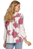 Floral Viscose Blouse for Versatile Wardrobe Styling