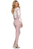 Elegant Classic Trousers with Thin Waist Belt and Pleats