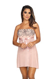 Enchanting Sheer Babydoll Set with Delicate Thong