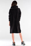Sporty Velour Dress with Logo Tapes for Spring Styling