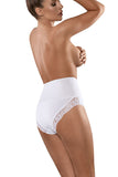 Lace-Trimmed High Waist Shaping Panties for a Elegant Fit