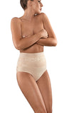 Lace-Trimmed High Waist Shaping Panties for a Flattering Fit