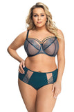 Emerald Underwired Bra with Lace Detailing