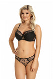 Classic Microfiber Briefs with Elegant Black Embroidery