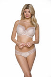 Classic Beige Lace-Trimmed Ladies Panties
