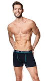 2-Pack Men's Boxer Shorts in Black & Green with Print