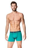 2-Pack Men's Boxer Shorts in Black & Green with Print