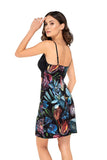 Elegant Floral Nightdress with Lace and Adjustable Straps