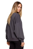 Unique Print Multifunctional Oversize Sweatshirt