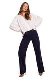 Elegant Straight Leg Trousers for Business Attire