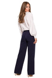 Elegant Straight Leg Trousers for Business Attire