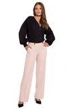 Elegant Straight Leg Trousers for Business Attire