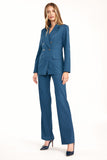 Elevated Waist Flared Trousers for Timeless Style