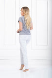Stylish Two-Piece Women's Cotton Pyjamas Set