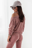 Soft Velour Kanava Oversized Tracksuit for Comfy Style