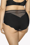 Elegant Lace and Mesh Embroidered Panties