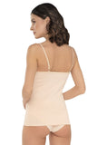 Lace-Trimmed Cotton Blouse with Adjustable Straps