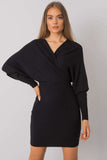 Black Long Sleeve Knit Dress for Women - Versatile Style