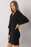 Black Long Sleeve Knit Dress for Women - Versatile Style
