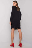 Chic Black Knit Dress with Long Sleeves for Any Occasion