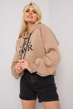 Dark Beige Oversize Warm Hoodie for Everyday Comfort