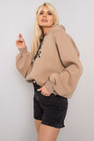 Dark Beige Oversize Warm Hoodie for Everyday Comfort