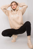 Beige Hooded Sweatshirt for Everyday Comfort