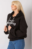 Cozy Black Hooded Sweatshirt for Everyday Comfort