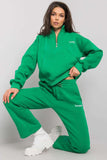 Cozy Sweatshirt and Sweatpants Set with Pocket Details