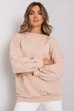 Beige Hooded Sweatshirt - Perfect for Everyday Wear
