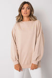 Beige Hooded Sweatshirt - Perfect for Everyday Wear