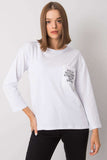 Everyday White Cotton Blouse with Pocket