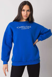 Casual Long Sleeve Sweatshirt with Front Inscription