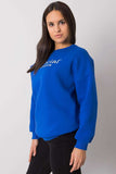 Casual Long Sleeve Sweatshirt with Front Inscription