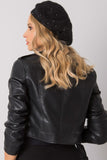 Elegant Black Rhinestone and Pearl Women's Cap