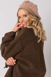 Rhinestone & Pearl-Embellished Dark Beige Ladies Cap