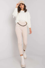 Women trousers model 161296 Factory Price - beige / 42