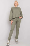 Quilted Tracksuit Set with Long Sleeve Sweatshirt & Trousers