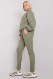 Quilted Tracksuit Set with Long Sleeve Sweatshirt & Trousers
