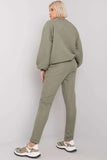 Quilted Tracksuit Set with Long Sleeve Sweatshirt & Trousers
