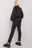 Quilted Sweatshirt & Trousers Tracksuit Set