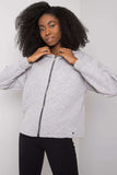 Quilted Zip-Up Hooded Sweatshirt, No Pockets